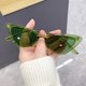 thumbnail image 3 of Vintage Women Sunglasses Small Frame Luxury ​Lady Retro Cat Eye Sun Glasses Brand Designer Transparent Ocean Eyewear For Femalpangjing, 3 of 4