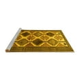 thumbnail image 2 of Ahgly Company Machine Washable Indoor Round Persian Yellow Traditional Area Rugs, 5' Round, 2 of 4