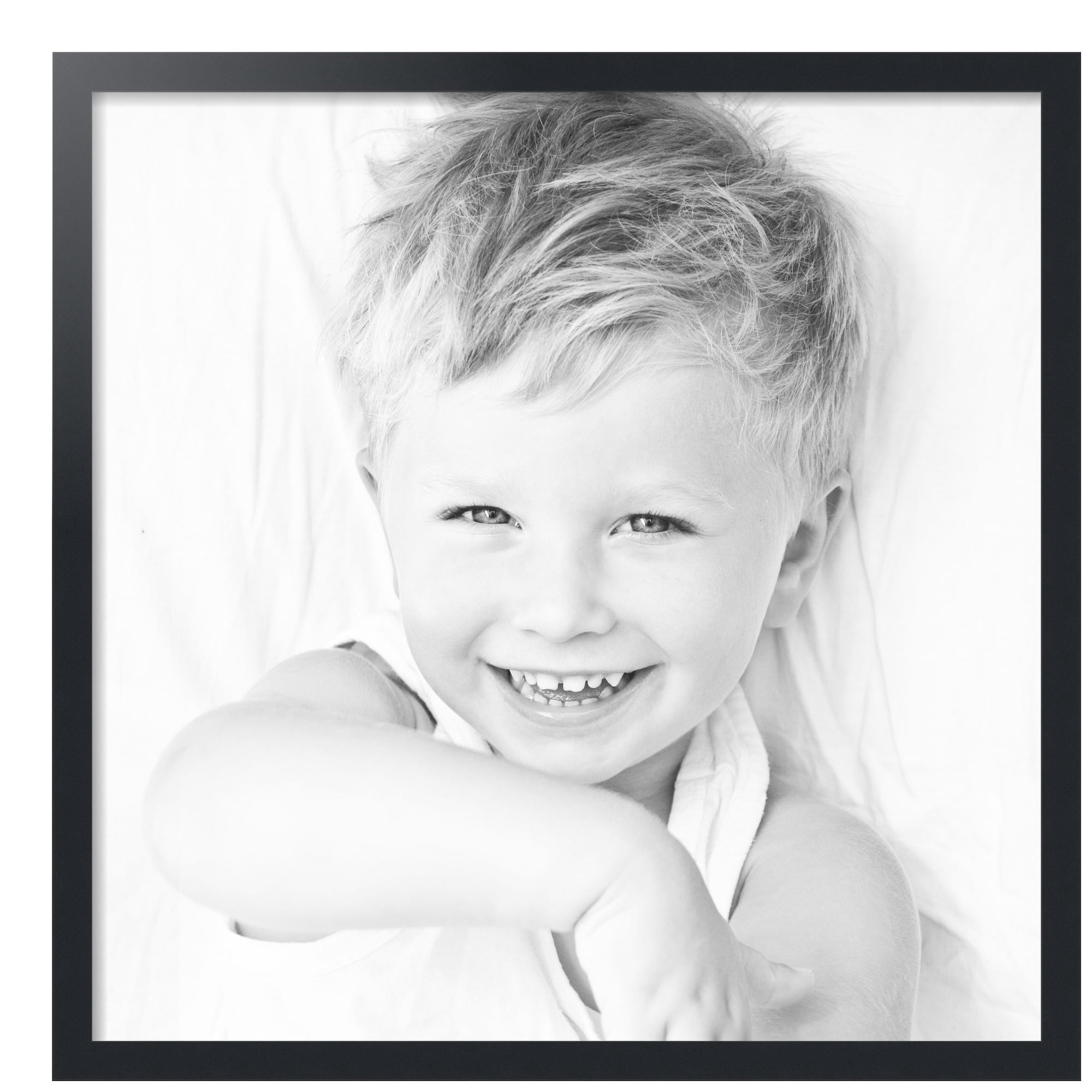 ArtToFrames 30" x 30" Black Picture Frame, 30x30 inch Black MDF Poster Frame (WOM-3926),  Pack