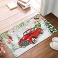 Front Door Mat Indoor Entrance, Merry Christmas Farmhouse Christmas