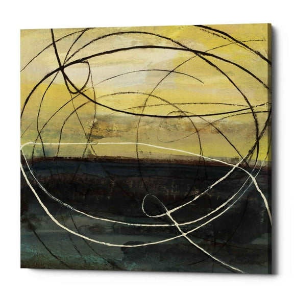 Epic Graffiti 'At Dawn Crop' by Albena Hristova, Canvas Wall Art, 37"x37"
