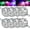 8pcs, variant on Universal Waterproof LED Chassis Lights, 12v LED Watermelon Lights for Trucks Offroad Motorcycle Electric Vehicles Chassis Light, Automotive Accent Multicolor Neon Lighting Underglow Kit