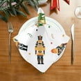 thumbnail image 2 of Coolnut Cartoon Nutcracker Cloth Napkins Set of 6,20x20 Inches Napkins Cloth Washable Reusable Soft for Dinner,Wedding,Parties,Home Dinner,Tableative Decor Gift, 2 of 7