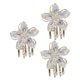 thumbnail image 5 of BESTYASH 3Ud Pinzas Pequeñas Para Con Flor De Cristal Dorado Para Estilos Sofisticados, 5 of 8