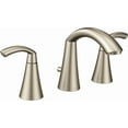 thumbnail image 3 of Moen TV6173BN Glyde Two-Handle Widespread Bathroom Sink Faucet, Brushed Nickel, 3 of 6