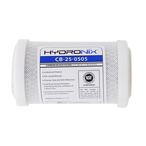 Hydronix Nsf Carbon Under Sink Replacement Filter Walmart Com Walmart Com