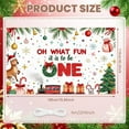 thumbnail image 2 of Festive Santa Banner Christmas Train Decoration Holiday Prop for Kids Party Celebration Winter Theme, 2 of 9