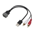 thumbnail image 2 of Cable adaptador de puerto USB a RCA macho de 8 pines, conector de audio y video de repuesto para Nissan Cube 2011-2012, 2 of 14