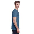 thumbnail image 3 of Gildan Men’s Short Sleeve T-Shirt - Indigo Blue, Sizes S-5XL - 100 Ultra Cotton, Crew Neck Classic Fit Tee, 3 of 5