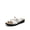 WHITE, variant on Women's Arch Support Slides - Adjustable Straps & Comfortable Wedge Heel, Soft Faux Suede Lining