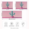 thumbnail image 4 of Cactus Design Luxury Silky Soft Pillowcase Standard Size Wrinkle Resistant Envelope Closure 20x26in, 4 of 9