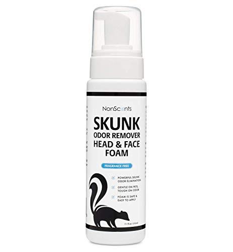 Skunk Odor Remover Head & Face Foam – Removes Skunk Odor from Pets