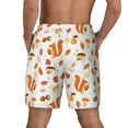 thumbnail image 4 of Uemuo Squirrel InThe Forest3 Pattern Mens Swim Trunks Quick Dry Board Shorts with Mesh Lining, Stretch Beach Shorts Quick Dry No-Chafing Board Shorts-XX-Large, 4 of 9