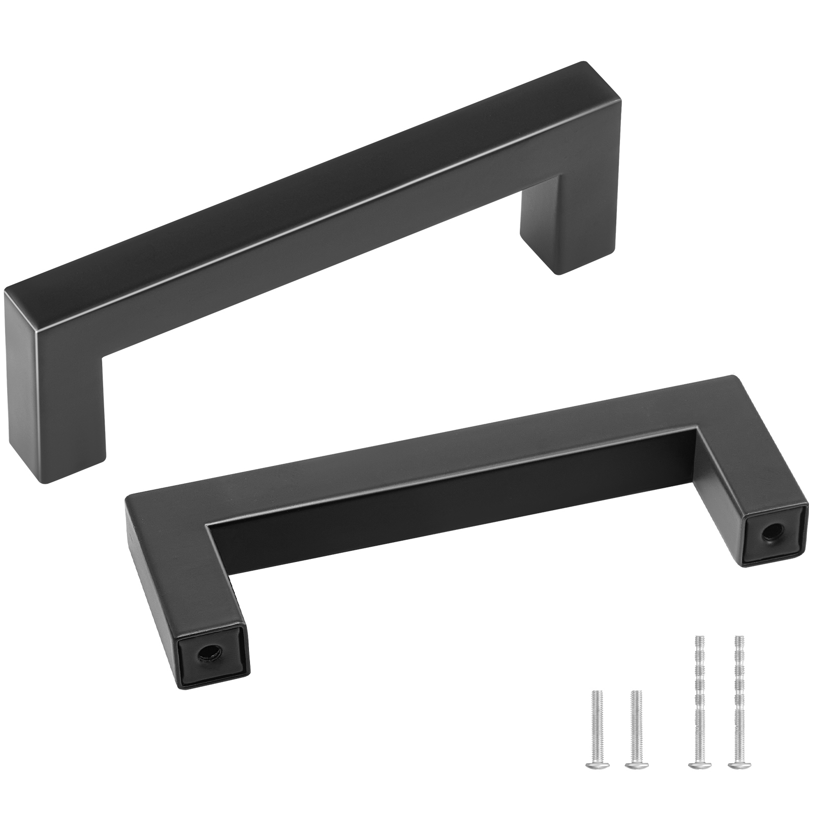 VEVOR 30 Pack Stainless Steel Kitchen Square Cabinet Handles Pulls 3.86in / 96mm