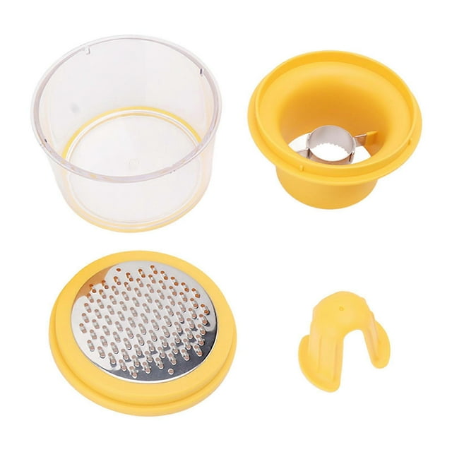 Corn Peeler 4 in 1 Multifunction Corn Stripper Stainless Steel Corn Sheller with Bowl and Grinding Cover