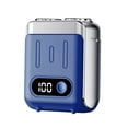 thumbnail image 2 of Esquirla Rasoir Électrique pour Hommes Sans Fil Rechargeable Mini Rasoir Électrique pour Voyage Voiture Bleu, 2 of 8