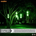 thumbnail image 6 of Sunlite LED A19 Colored Light Bulb, 3 Watts (25w Equivalent), E26 Medium Base, Non-Dimmable, UL Listed, Party Decoration, Holiday Lighting, Green, 3 Pack, 6 of 8