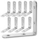 thumbnail image 5 of unbranded 12Ud Escuadras Para De Muebles En Acero Inoxidable Resistentes Y Multifuncionales, 5 of 7
