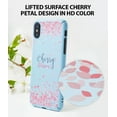 thumbnail image 5 of Ringke Slim (Cherry Blossom) Case Compatible with iPhone X, Solid Sakura Petal Fashionable Design Cover with Wrist Strap - Sky Blue, 5 of 9