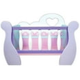 thumbnail image 6 of Lissi: Wooden Baby Doll Cradle - Pink-Purple-White - Sleep Accessory For Dolls-Plushies Up to 18", Smooth Stable Base, Durable Roleplay Toy, Kids 3+, 6 of 8