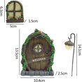 thumbnail image 2 of Fairy Garden Doors, 13.5 Cm Fairy Door And Windows For Trees, Glowing In The Dark Fairy, 2 of 5