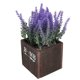 thumbnail image 1 of Artificial Lavender Flower Pot-Shaped Faux Plant Office Decor Modern Farmhouse Style 1Pack, 1 of 4
