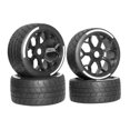 thumbnail image 3 of lionlar 4 Pièces 1/7 RC Voiture Pneus Haute Performance Moyeux d'Approvisionnement Roue Hobby Modèle, 3 of 9