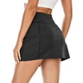 thumbnail image 1 of KingShop Women Athletic Skirt Inner Shorts Active Elastic Sports Tennis Running Golf Skorts with Pockets, 1 of 7
