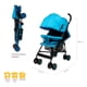 thumbnail image 5 of Carriola De Bastón Trendy Kids Zoo Max Reclinable Azul, 5 of 5