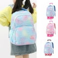 thumbnail image 2 of YIEMEEN Colorful Heart Print Trolley Backpack Rolling Pack Lightweight and Portable School Bag Large Daypack for Student, 2 of 20