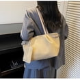 thumbnail image 4 of Baguery Women's Korean Style Suede Tote Bag - Slouchy Top Handle Crossbody Bag, Large Capacity for Fall Winter (6 Colors)​, 4 of 6