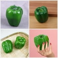 thumbnail image 2 of 4 piezas de modelos de pimiento verde simulado, espumas, pimiento verde, decoración, accesorios vegetales artificiales, 2 of 7