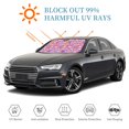 thumbnail image 5 of Bingfone Skull Blue Flower Car Windshield Sunshade,Sun Foldable Sun Shield Sun Visor for Car - Small, 5 of 8