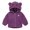Purple, variant on Vedolay Boy's Coat Baby Boys Chic Open Front Jackets Long Sleeve Winter Thicken Jacket,Coffee 18-24 Months