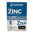 thumbnail image 1 of Suplemento Alimenticio Solanum Gluconato De Zinc Y Lisina 45 Cápsulas, 1 of 4