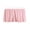 B, variant on Floor Length Fitted Pleated Table Skirt Adjustable Elastic Strap Elegant Decor Cover For Banquet Buffet Wedding Party