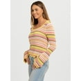 thumbnail image 6 of Jessica Simpson Women's Lilianna Cotton Pointelle Sweater with Long Sleeves, Lightweight, Sizes XS-X4, 6 of 8