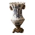 thumbnail image 4 of Lipstore Ceramic Flower Vase Desktop Ornament Flower Painting Decorative Table Vase Table C, 4 of 8