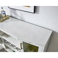 thumbnail image 7 of Home Source Jill Zarin White Bar Cabinet with Gold Accent Handles, 7 of 7