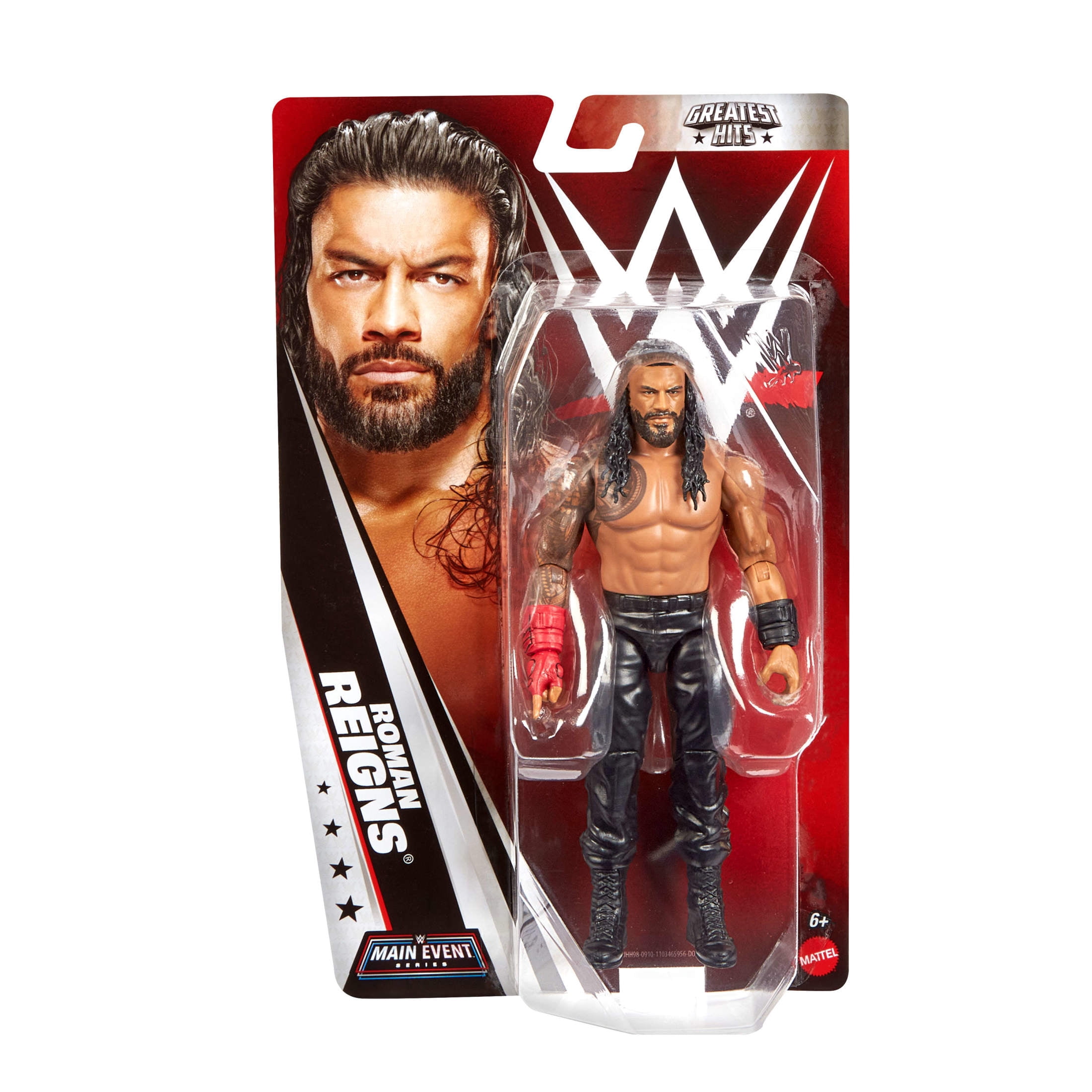 WWE Roman Reigns Action Figure, Main Event Series #159, 6-inch Collectible with Articulation