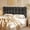 Gray, variant on Pinmoco Queen Size Upholstered Headboard with Adjustable Height, Memory Foam Cloud-Shaped Ergonomic Design, Teddy Fleece Beige