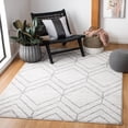 thumbnail image 2 of SAFAVIEH Adirondack Caitriona Geometric Squares Area Rug, Light Grey/Dark Grey, 6' x 6' Square, 2 of 14