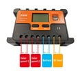 thumbnail image 2 of Contrôleur de Charge Solaire 10-100A Contrôleur de Panneau Solaire avec Régulateur Solaire Double USB 12V/24V MPPT/PWM Paramètre Auto Réglable, Sûr à Utiliser, 2 of 5