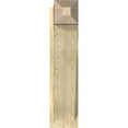 thumbnail image 2 of Ekena Millwork 8"W x 26"D x 34"H Traditional Rough Sawn Craftsman Outlooker, Douglas Fir, 2 of 4