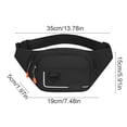 thumbnail image 3 of Fanny Packs for Women & Men Waist Pack Hip Bum Bag with Multi-Pockets Large Capacity Waterproof Casual Bum Bag for Traveling Casual Cycling Running Hiking, 3 of 6