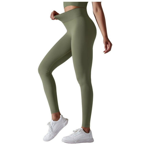 Pantalones deportivos de yoga para mujer: cintura alta, elásticos, atléticos, versátiles, para hacer ejercicio