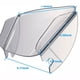 thumbnail image 3 of Protector de vertido para cuenco de acero inoxidable kitchenaid, accesorios para batidora con soporte elevador de cuenco kitchenaid, protector contra salpicaduras, 3 of 5
