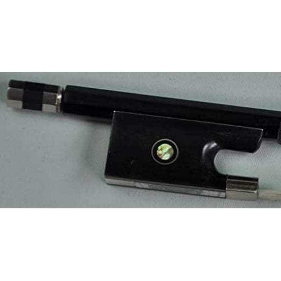 New Carbon Fiber violin Bow Ebony Frog Parisian silver mounted Round 4/4
