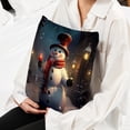 thumbnail image 6 of Snowman Throw Pillow Inserts Set Covers of 2 Decorative Velvet Throw Pillows with Unique Patterns - 16x16, 18x18, 20x20 Inches for Home Decor and Gifts, 6 of 6