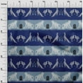 thumbnail image 2 of oneOone Cotton Flex Fabric Stripe|Bird & Monkey Ikat Print Fabric BTY 40 Inch Wide, 2 of 4